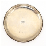 MEN'S ZARA .935 SILVER CASE POCKET WATCH