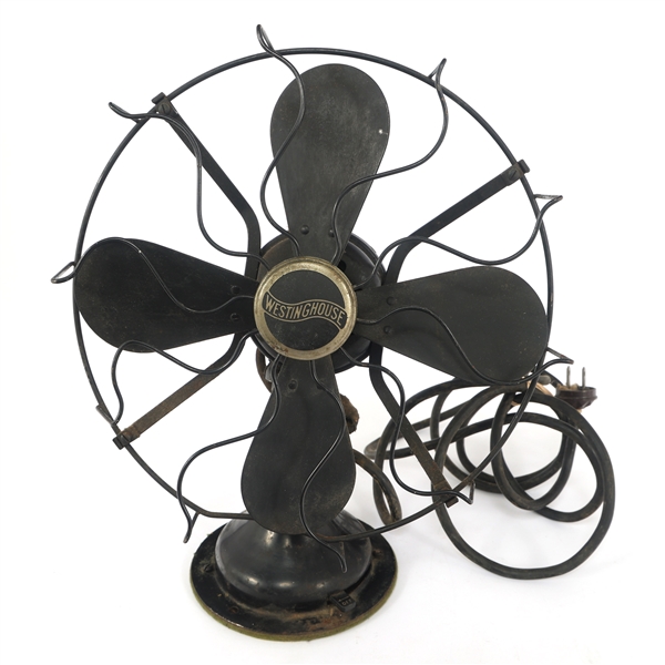 EARLY 20TH C. WESTINGHOUSE ELECTRIC DESK FAN 