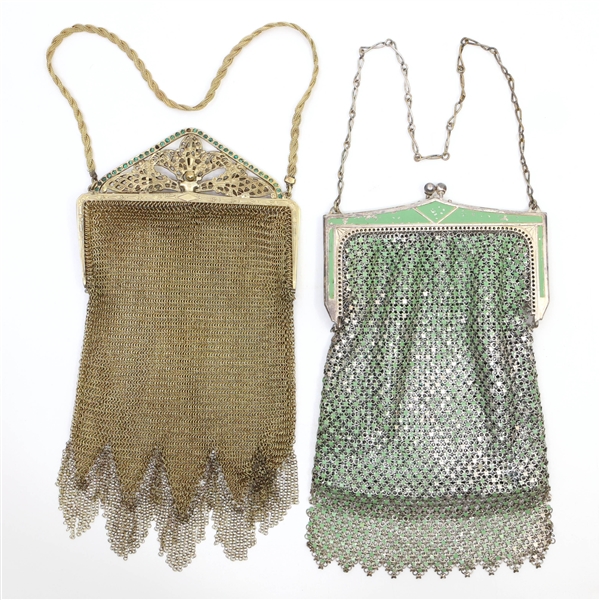 WHITING & DAVIS MESH HANDBAGS