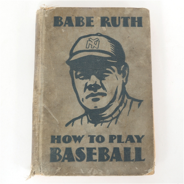 BABE RUTH 1931 HOW TO PLAY BASEBALL BOOK