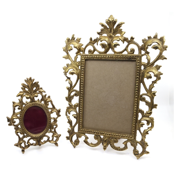 DECORATIVE BRASS PHOTO FRAMES