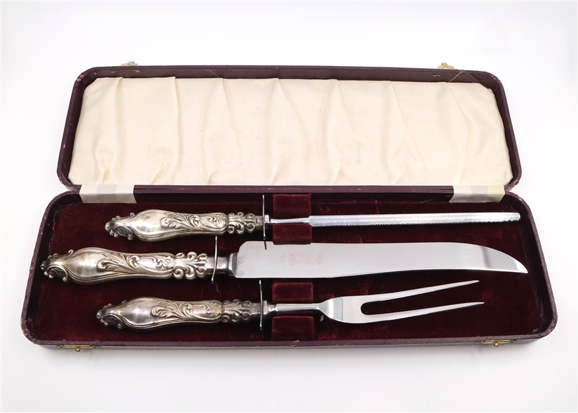 CHELTENHAM & CO. STERLING SILVER CARVING SET