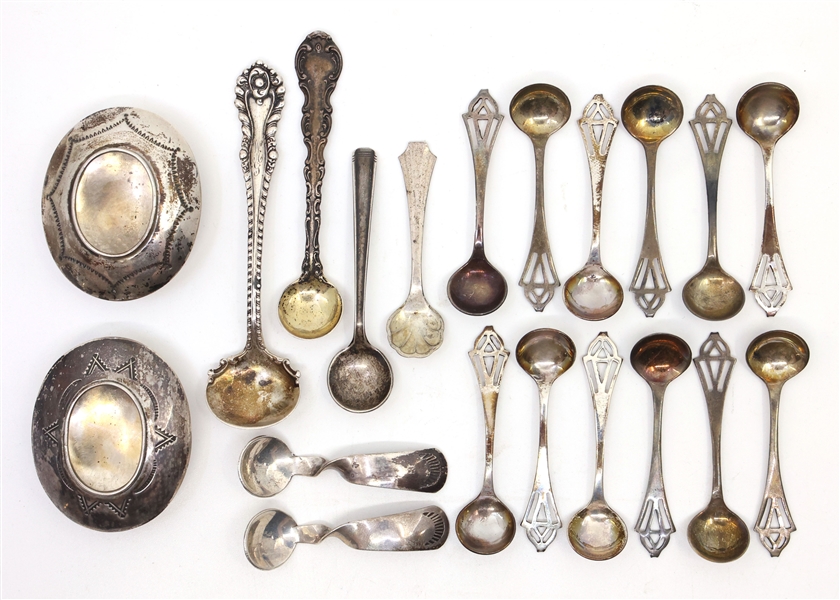 STERLING SILVER SALT SPOONS