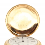 MEN'S WALTHAM GOLD-FILLED HUNTER'S CASE POCKET WATCH