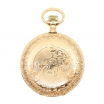MEN'S WALTHAM GOLD-FILLED HUNTER'S CASE POCKET WATCH