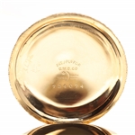 MEN'S WALTHAM GOLD-FILLED HUNTER'S CASE POCKET WATCH