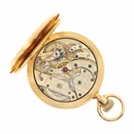 PATEK PHILIPPE 18K GOLD HUNTER'S CASE POCKET WATCH