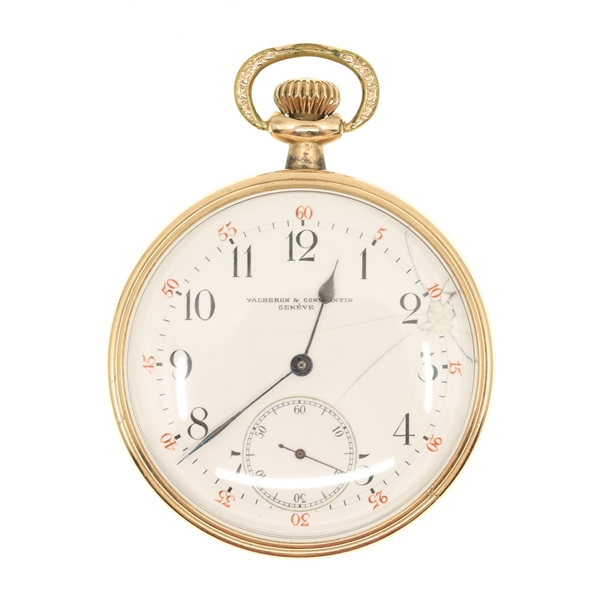 VACHERON & CONSTANTIN GOLD-FILLED CASE POCKET WATCH