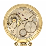 MEN'S ELGIN GOLD-FILLED CASE POCKET WATCH & FOB