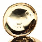 LADIES ELGIN GOLD-FILLED HUNTER'S CASE POCKET WATCH
