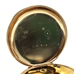 LADIES ELGIN GOLD-FILLED HUNTER'S CASE POCKET WATCH