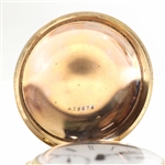 MEN'S CHICAGO GOLD-FILLED HUNTER'S CASE POCKET WATCH
