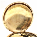 MEN'S CHICAGO GOLD-FILLED HUNTER'S CASE POCKET WATCH