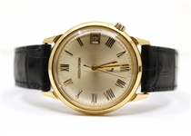 MENS BULOVA 18K GOLD CASE ACCUTRON ELECTRICAL WATCH