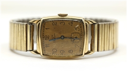 MEN'S ELGIN GOLD-FILLED CASE MECHANICAL WRISTWATCH