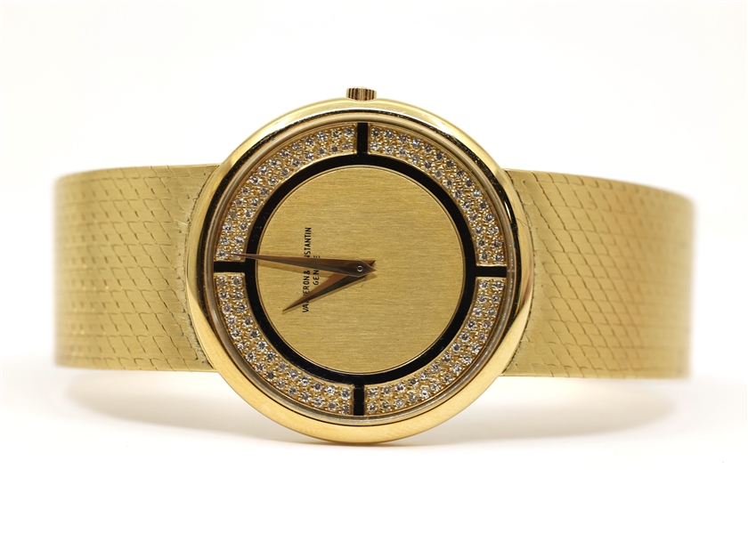 VACHERON & CONSTANTIN 18K GOLD MECHANICAL WRISTWATCH