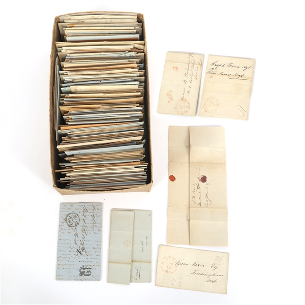 EARLY TO MID 19TH CENTURY HANDWRITTEN PERSONAL LETTERS