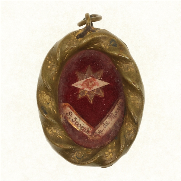 1940s RELIGIOUS RELIQUARY OF SAINT JOSEPH