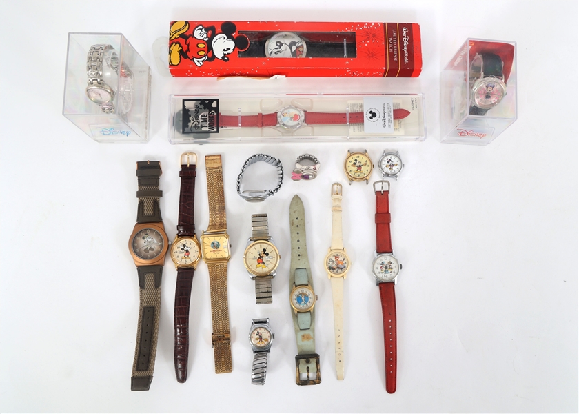 DISNEY CHARACTER WRIST WATCHES