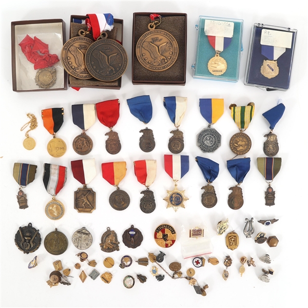 SCHOOL & SPORTS MEDALS & PINS 