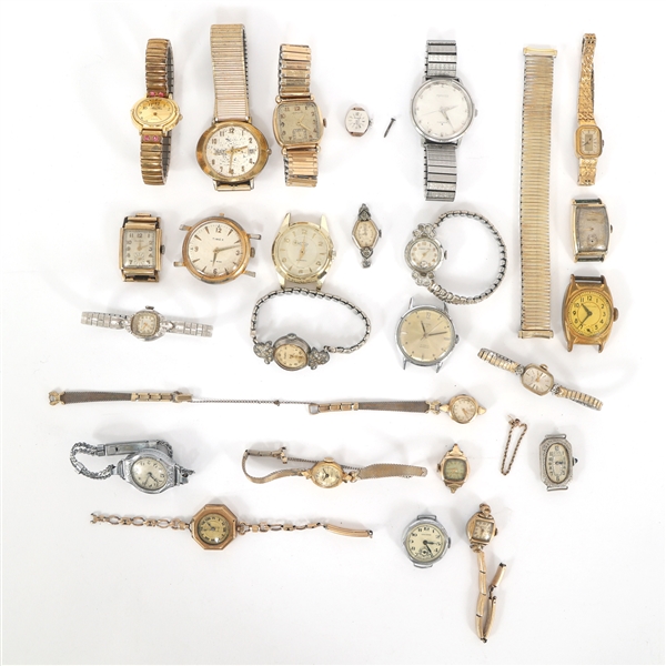 20TH C. WATCHES - FOR PARTS OR REPAIR