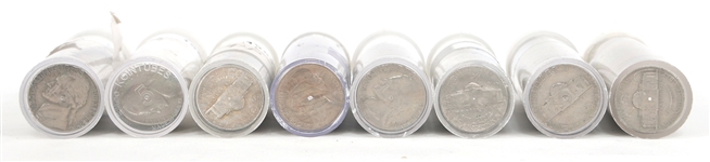 1950s US JEFFERSON 5C COINS - FULL & PARTIAL ROLLS
