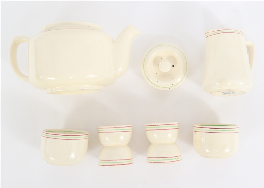 P&O LINES 6 PIECE BREAKFAST TEA SET