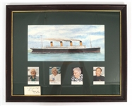 TITANIC SURVIVORS CUT SIGNATURES