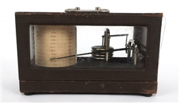 1940 MARINE BAROGRAPH IN CASE