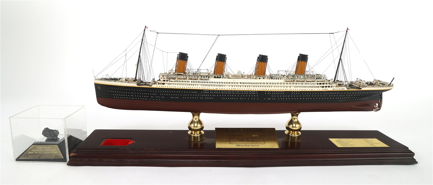 RMS TITANIC MODEL & AUTHENTIC ANTHRACITE