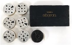 20TH C. YASHICA ATORON CAMERA & 16MM FILM REELS