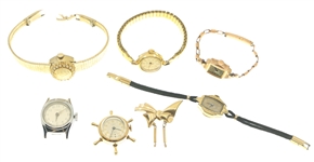 LADIES GOLD-FILLED & STEEL MECHANICAL WRISTWATCHES