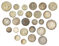 FOREIGN SILVER COINS 