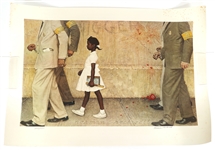 N. ROCKWELL THE PROBLEM WE ALL LIVE WITH AP LITHOGRAPH