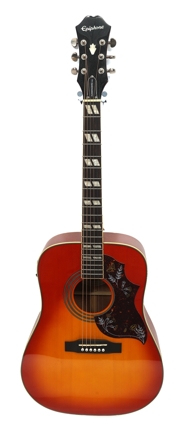 EPIPHONE HUMMINGBIRD PRO ACOUSTIC ELECTRIC GUITAR