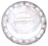 WALLACE ROSE POINT STERLING SILVER PRESENTATION PLATTER