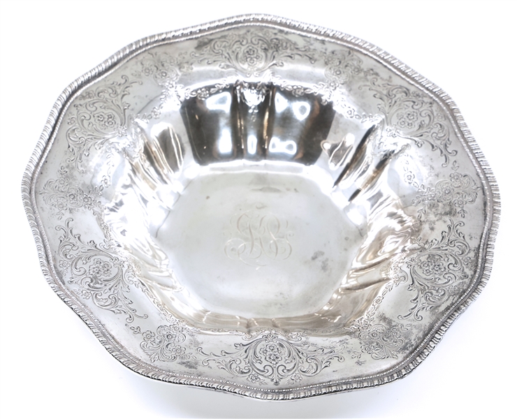 STERLING SILVER FRANK M. WHITING SERVING BOWL