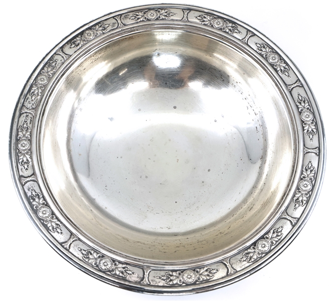 INTERNATIONAL SILVER CO. STERLING SILVER SERVING BOWL