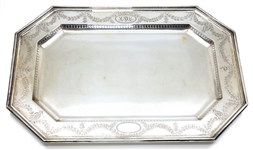 EARLY 20TH C. GORHAM STERLING SILVER SERVING TRAY