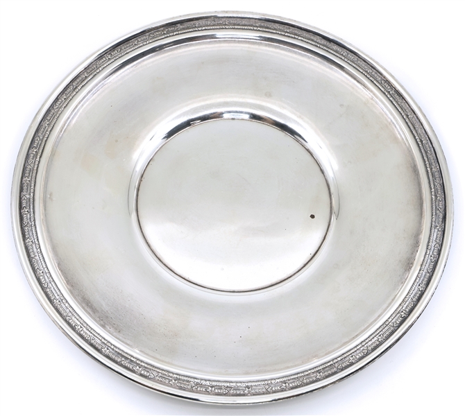 STERLING SILVER ELGIN AMERICAN MFG. CO. SANDWICH PLATE