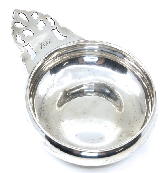 19TH C. TIFFANY & CO STERLING SILVER PORRIDGE BOWL 