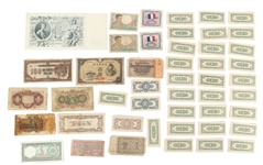 ASIAN AND EUROPEAN BANKNOTES