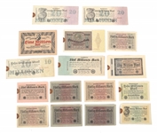 1923 GERMAN BANKNOTES 