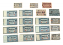 EARLY 20TH C. GERMAN BANKNOTES