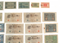 EARLY 20TH C. GERMAN BANKNOTES