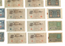 EARLY 20TH C. GERMAN BANKNOTES