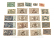 EARLY 20TH C. GERMAN BANKNOTES