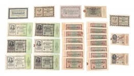 1922 & 1923 GERMAN BANKNOTES