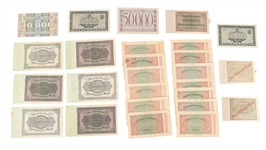 1922 & 1923 GERMAN BANKNOTES