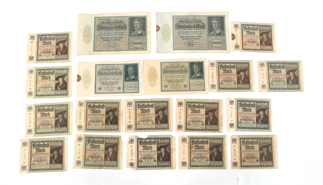 1922 GERMAN BANKNOTES